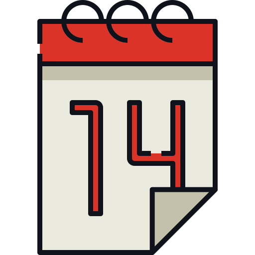 calendarios icono gratis