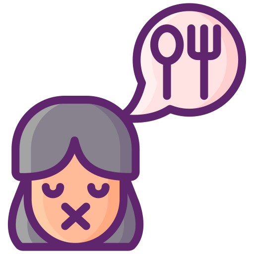 Eating disorder Flaticons Lineal Color icon