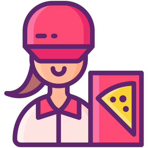 Delivery woman free icon Delivery woman free icon
