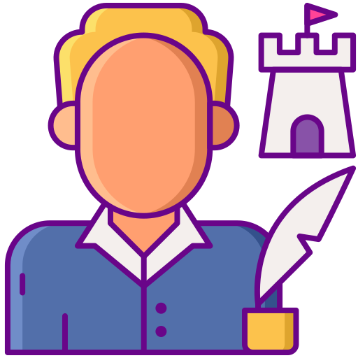 escritor icono gratis