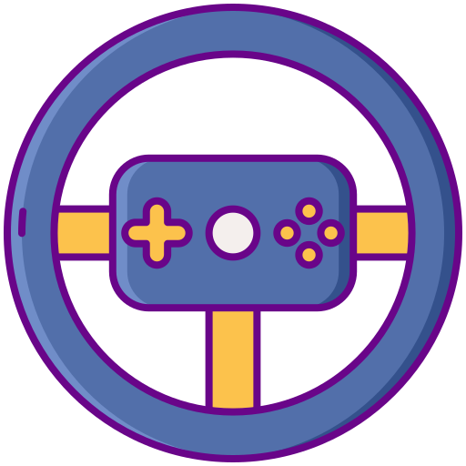 Steering wheel Flaticons Lineal Color icon