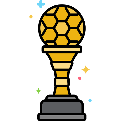 Trophy Flaticons Lineal Color icon