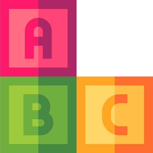 bloque abc icono gratis