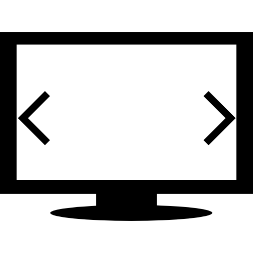 ancho del monitor icono gratis