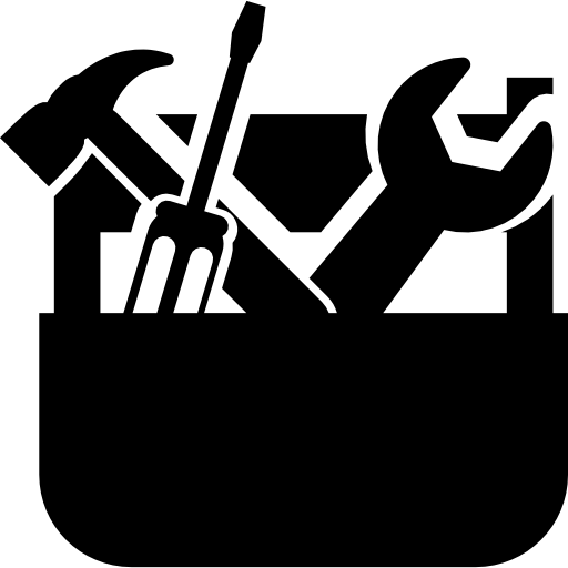 Equipment box icon cartoon repair kit Royalty Free Vector