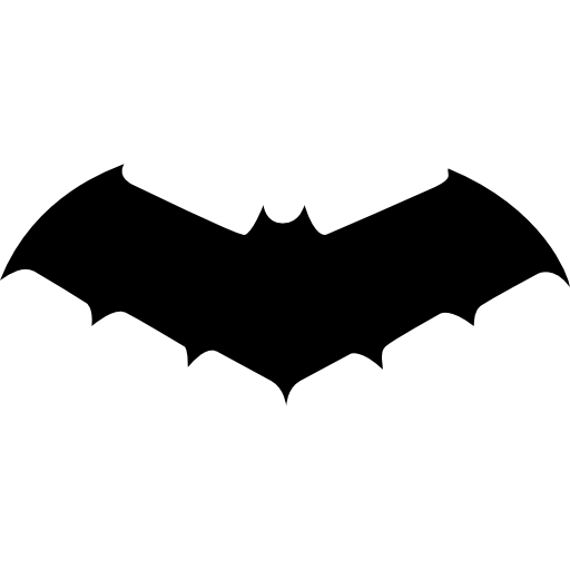 Bat in medium size variant silhouette - Free animals icons