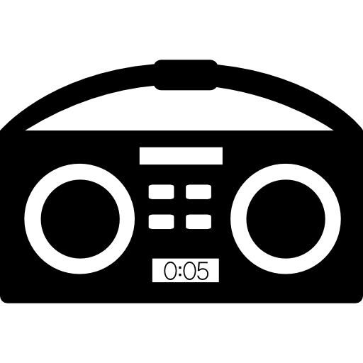 boombox icono gratis