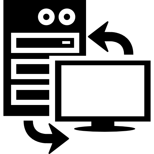 servidor cliente exchange grátis ícone