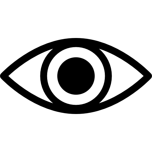 Eye variant with enlarged pupil - Free medical icons