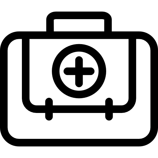 bolsa de kit médico icono gratis