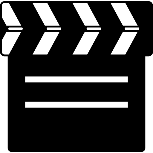 Filming clapperboard tool - Free cinema icons