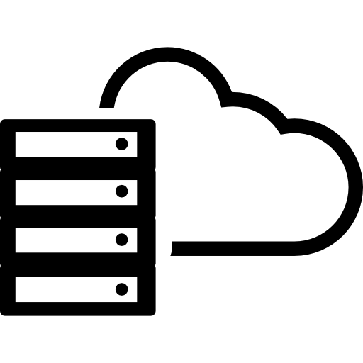 Nube de servidor icono gratuito