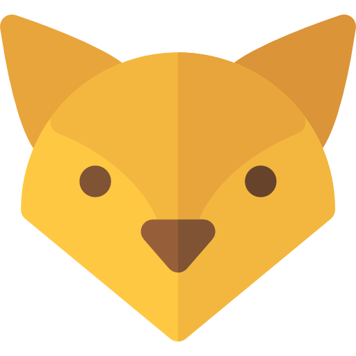 Fox Basic Rounded Flat Icon