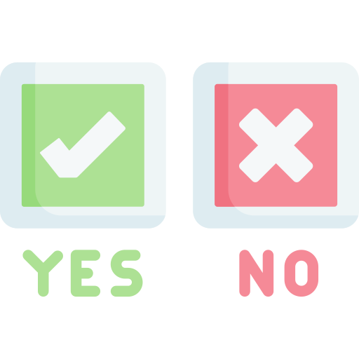 Yes No icon PNG and SVG Vector Free Download