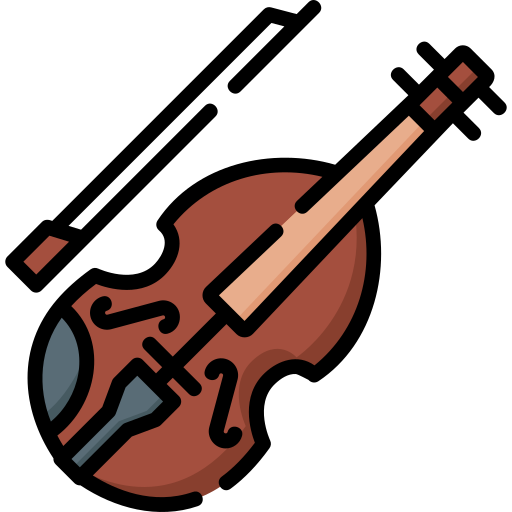 violín icono gratis