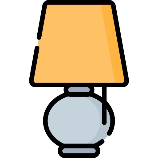 Table lamp free icon