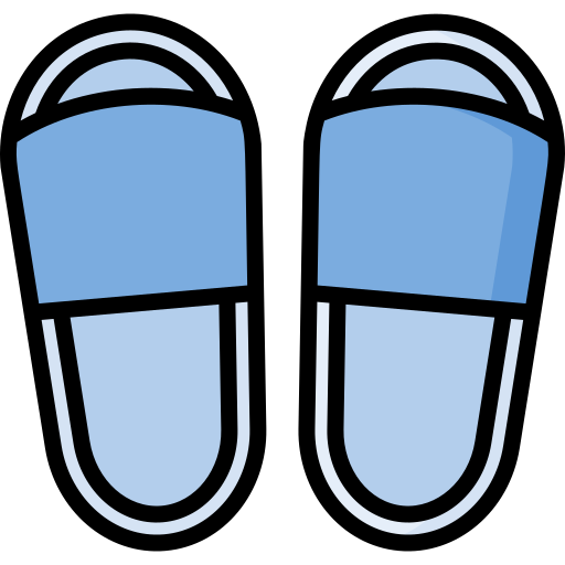 Slippers icon. outline slippers vector icon for web design isolated canvas  prints for the wall • canvas prints decorative, element, wear | myloview.com
