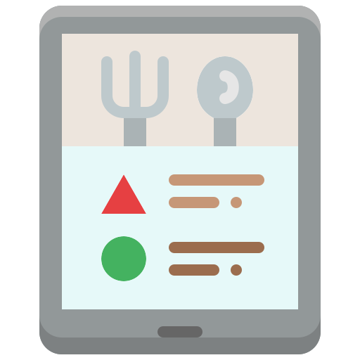 ordenar comida icono gratis