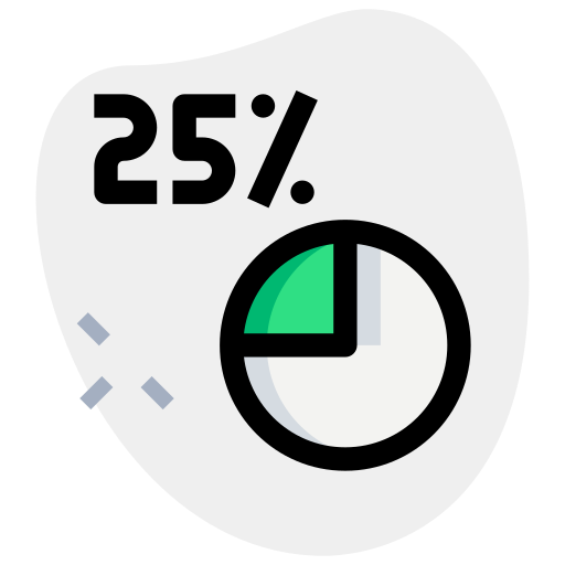 Quarter Generic Rounded Shapes icon