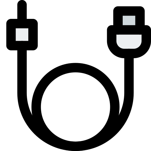 Cable Pixel Perfect Lineal Color icon