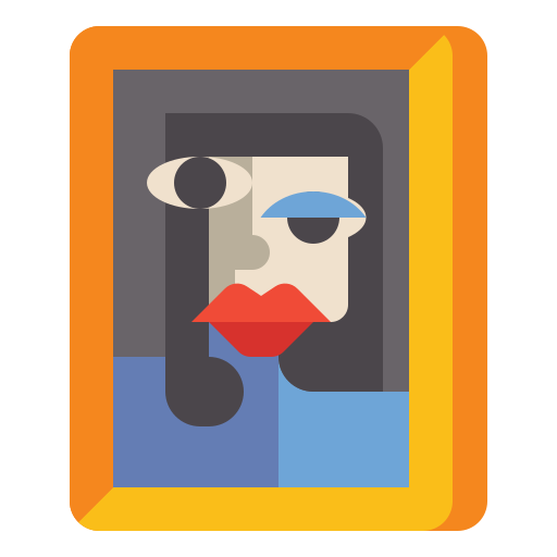 Modern art - free icon