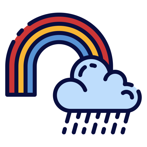 arco iris icono gratis