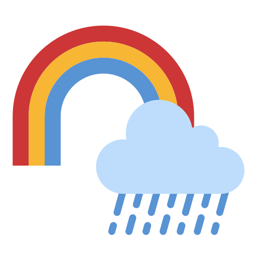 arco iris icono gratis