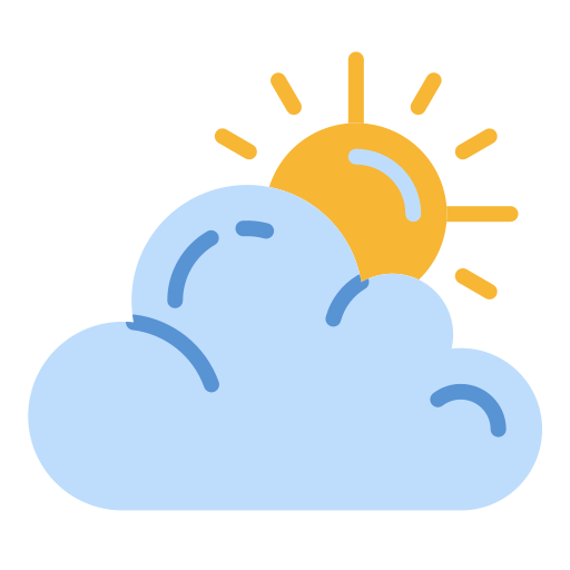 Cloudy day Good Ware Flat icon