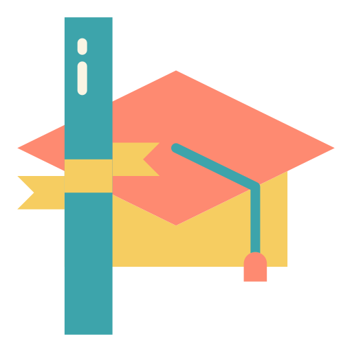 graduación icono gratis