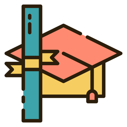 graduación icono gratis