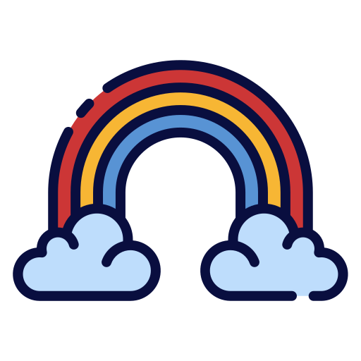 arco iris icono gratis