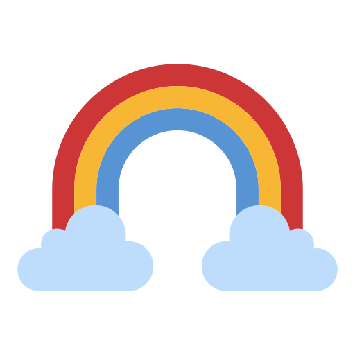 arco iris icono gratis