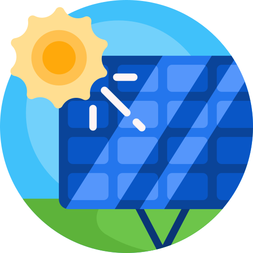 energía solar icono gratis
