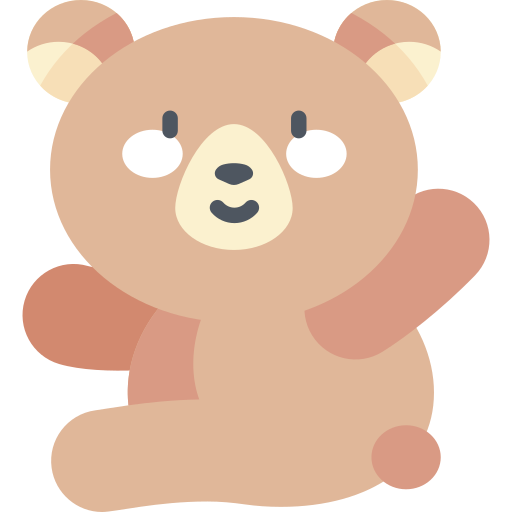 Bear Kawaii Flat icon