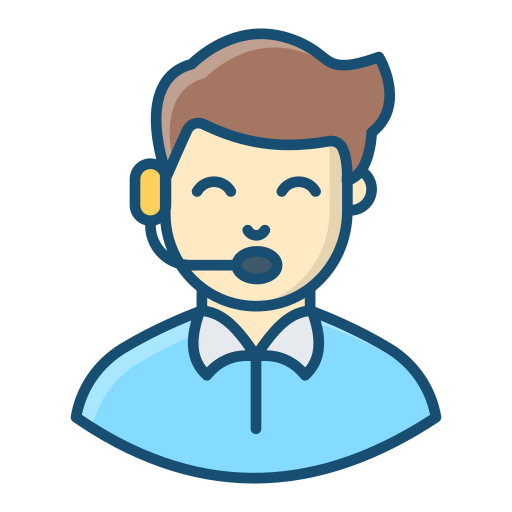 Call center agent free icon