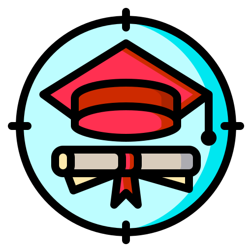 graduación icono gratis