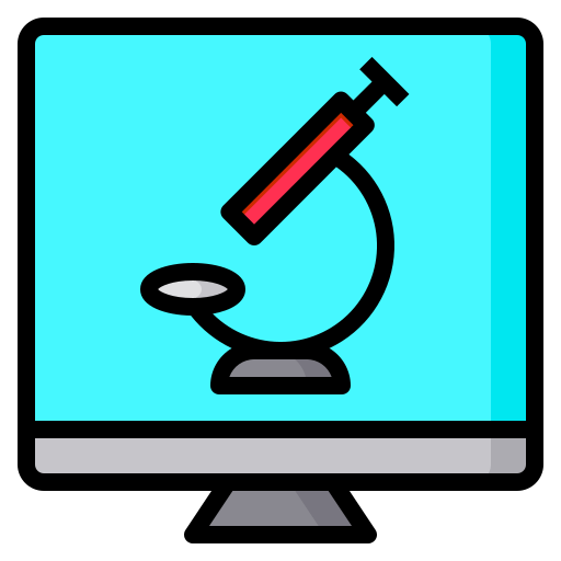 Microscope free icon