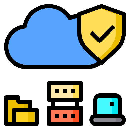 computación en la nube icono gratis