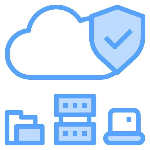 computación en la nube icono gratis