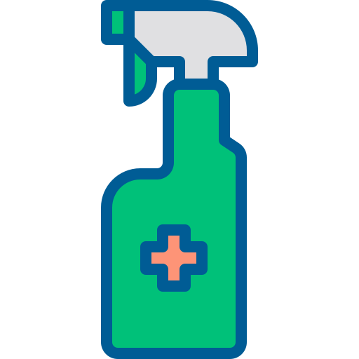 botella de spray icono gratis