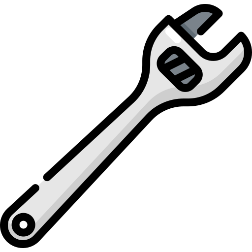 llave inglesa icono gratis