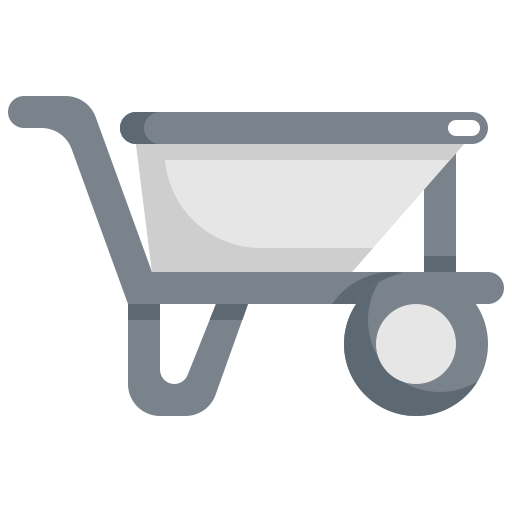 Wheelbarrow Generic Flat icon