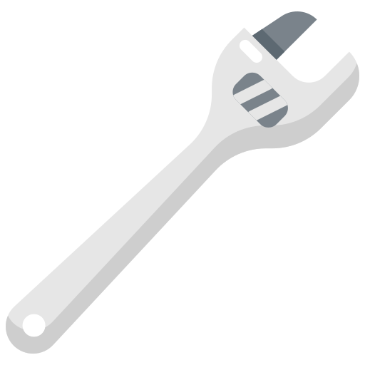 llave inglesa icono gratis