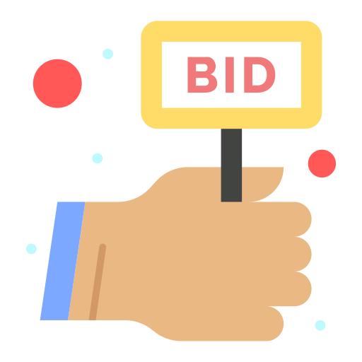 Bid Flatart Icons Flat icon