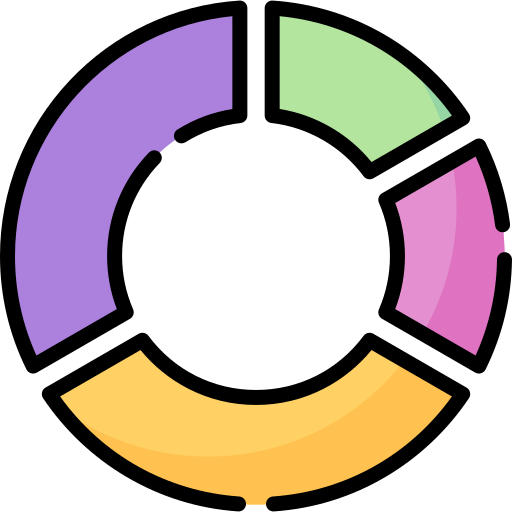 gráfico circular icono gratis