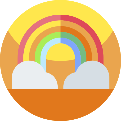 arco iris icono gratis