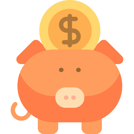 Piggy bank free icon
