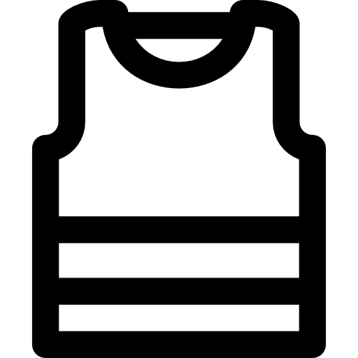 Sleeveless Basic Rounded Lineal icon