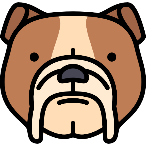 buldog icono gratis