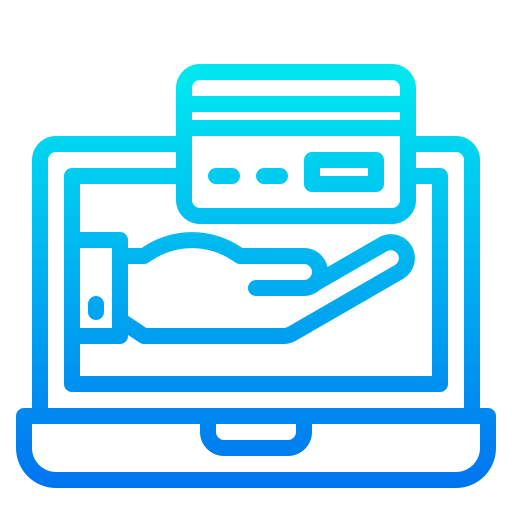 achats en ligne Icône gratuit